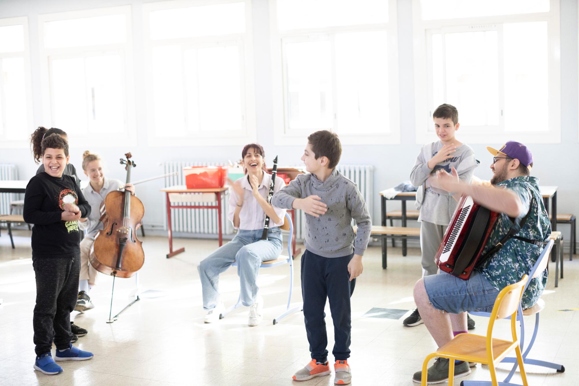 Atelier Passerelles – avril 2022 – Festival d’Aix-en-Provence © Vincent Beaume