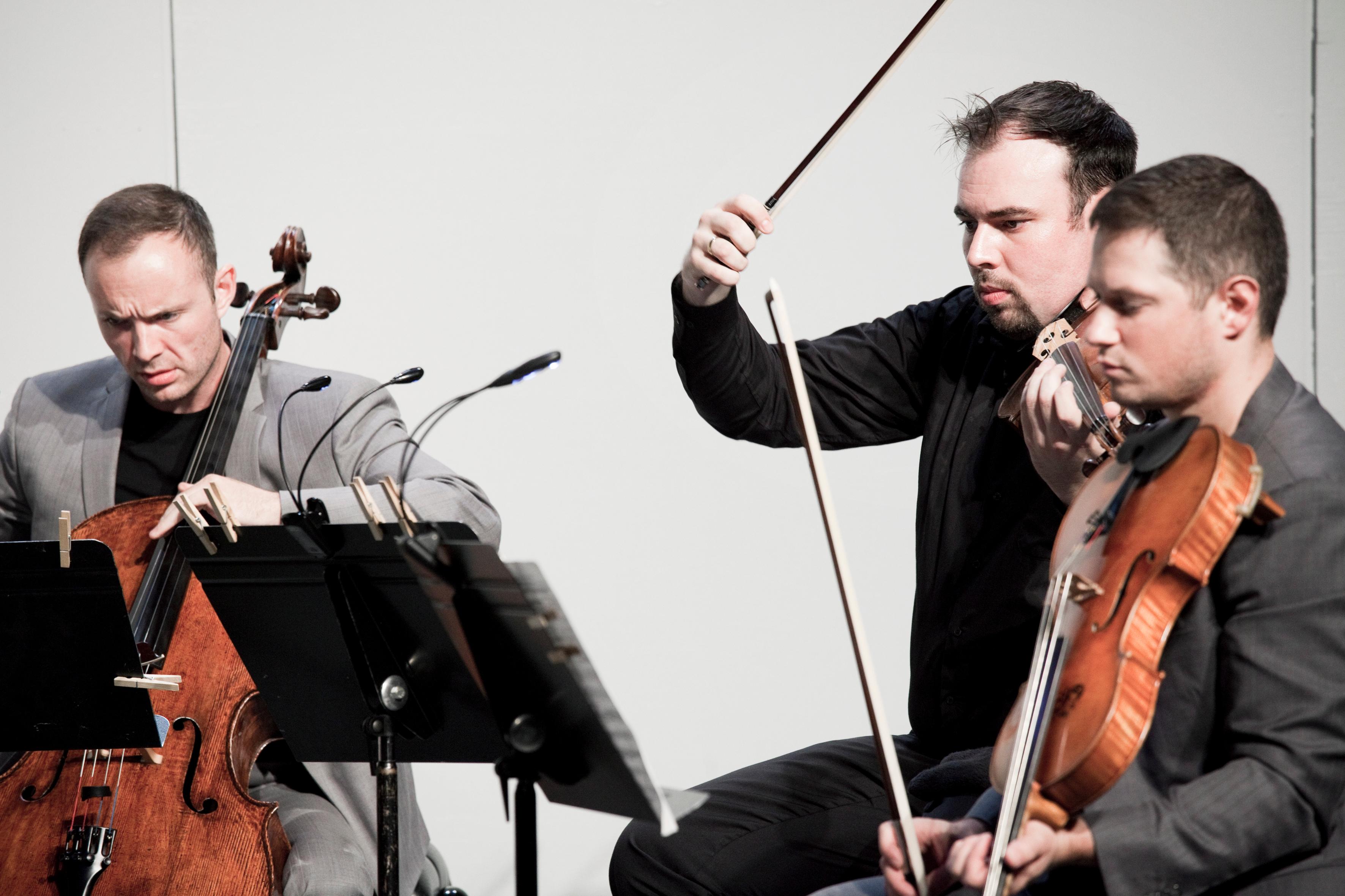 Concert de Kyril Zlotnikov et Ori Kam du Quatuor Jérusalem et Maxime Désert du Quatuor Tana (Lauréat HSBC 2013) en 2013