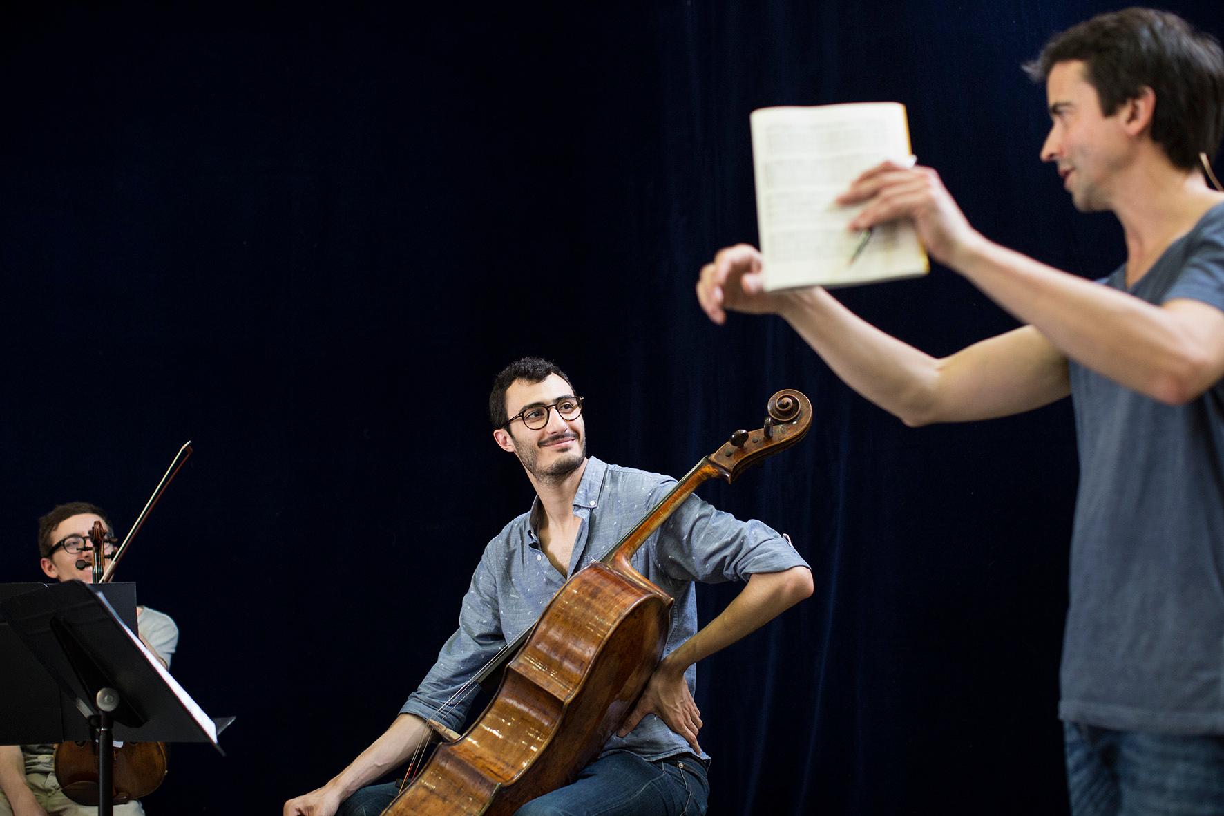 Quatuor Arod, master classJean-Guihen Queyras, Résidence musique de chambre, Académie 2016