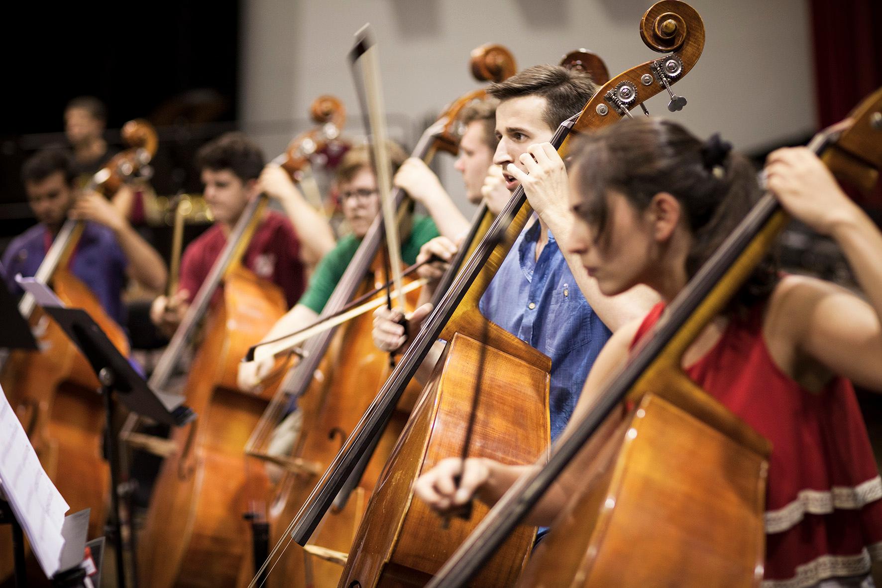 Répétition session symphonique de l'Orchestre des Jeunes de la Méditerranée, Académie 2016