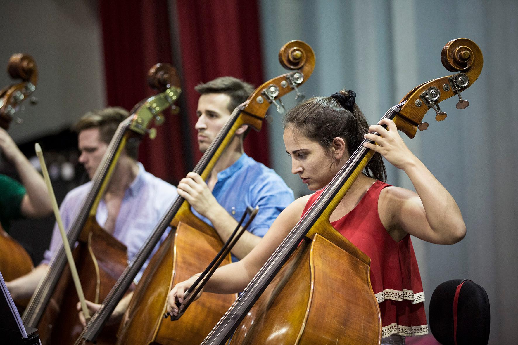 Répétition session symphonique de l'Orchestre des Jeunes de la Méditerranée, Académie 2016