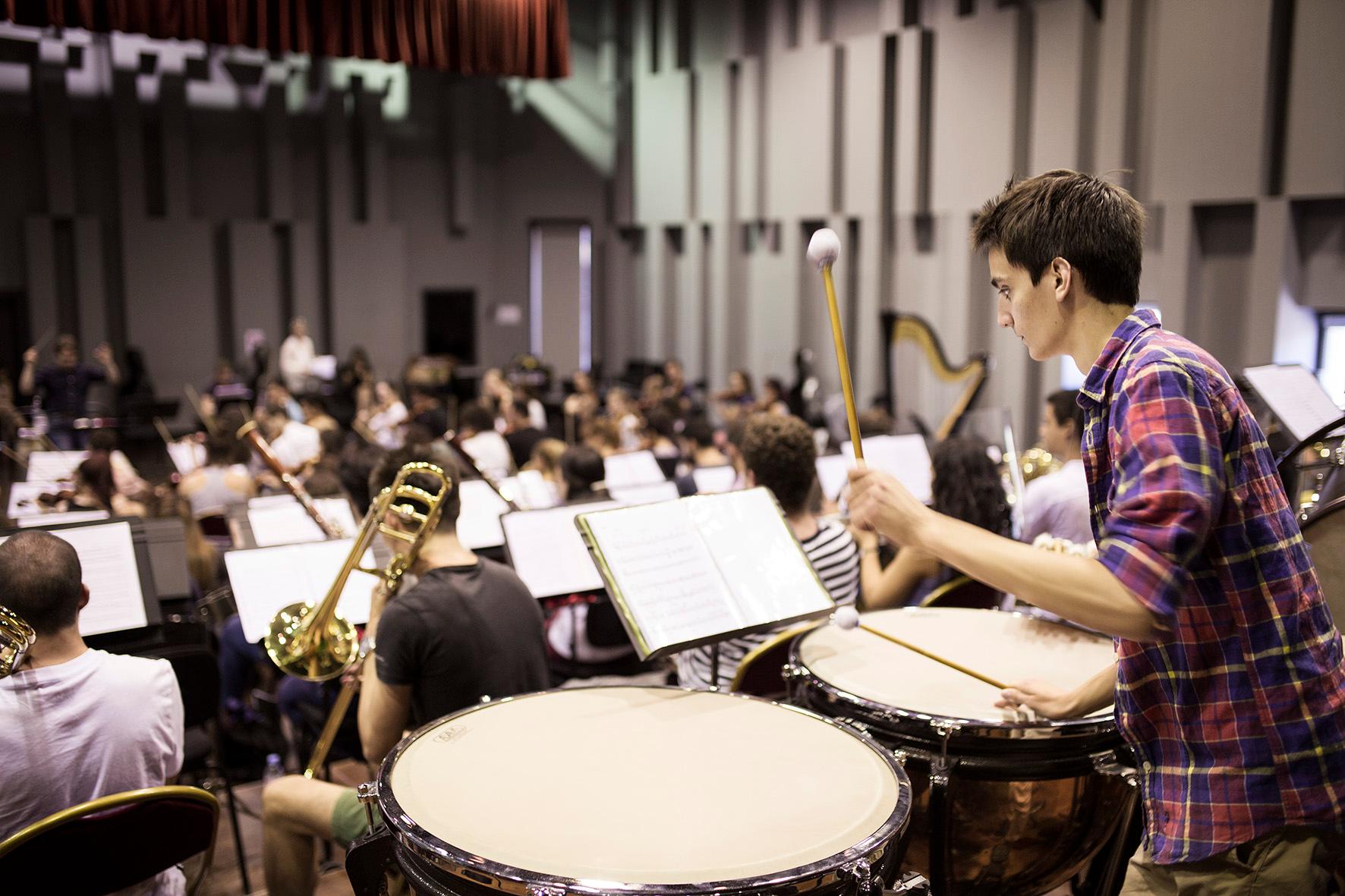 Répétition session symphonique de l'Orchestre des Jeunes de la Méditerranée, Académie 2016