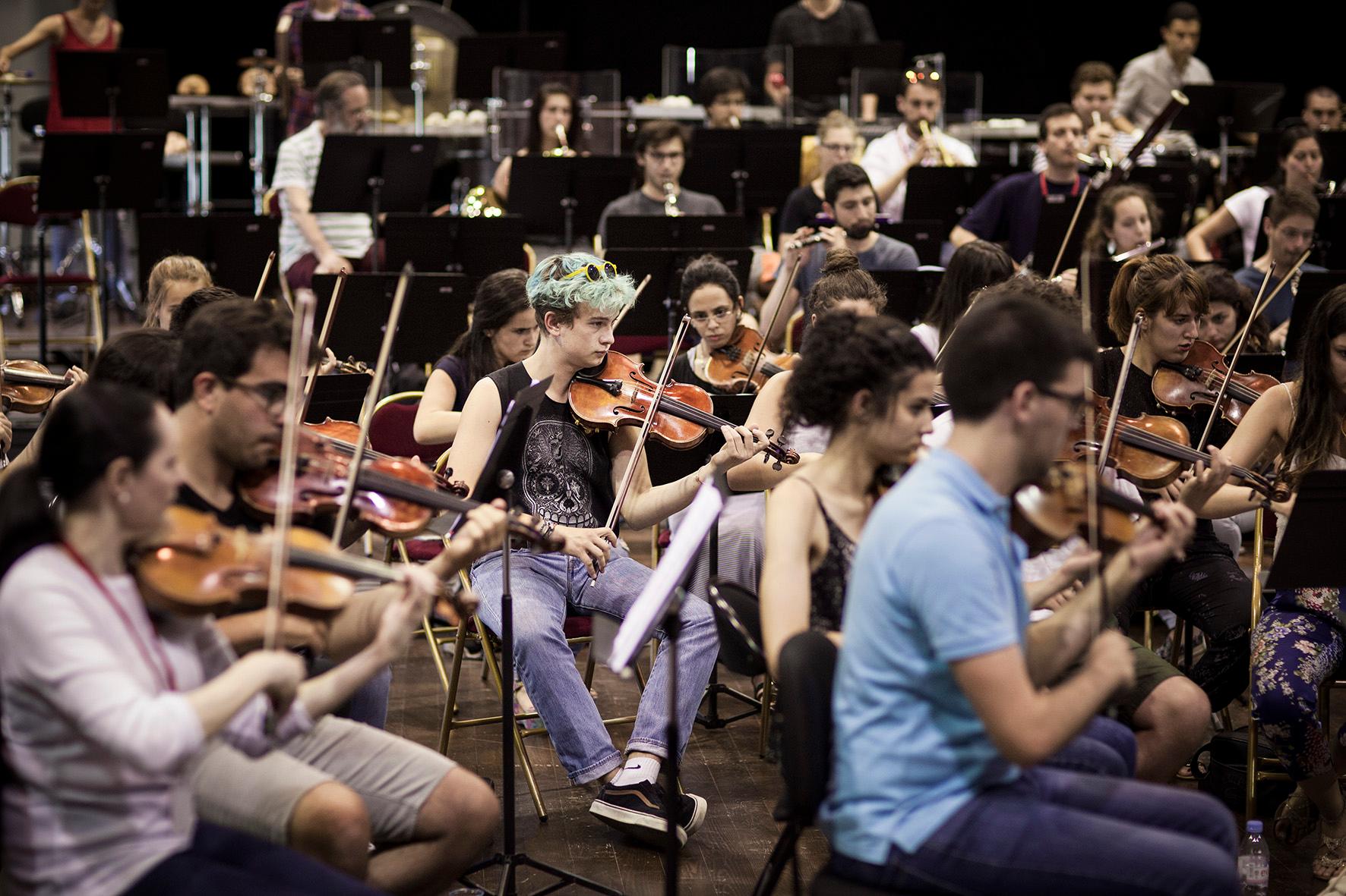 Répétition session symphonique de l'Orchestre des Jeunes de la Méditerranée, Académie 2016