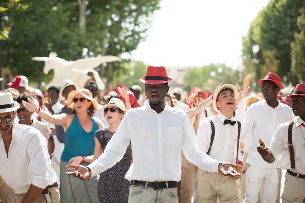 Orfeo & Majnun - Parade urbaine - Aix en juin 2018