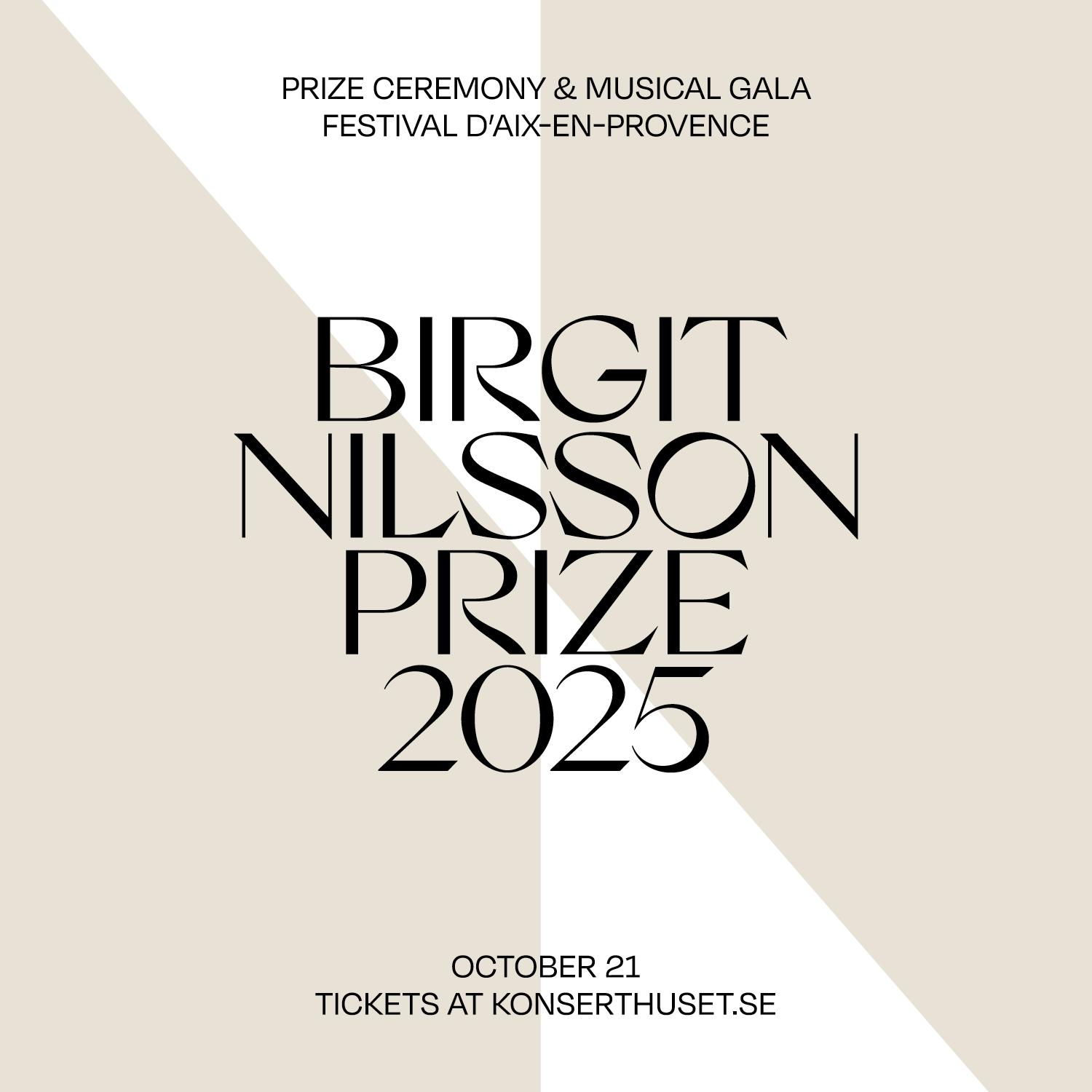 Birgit Nilsson Prize 2025