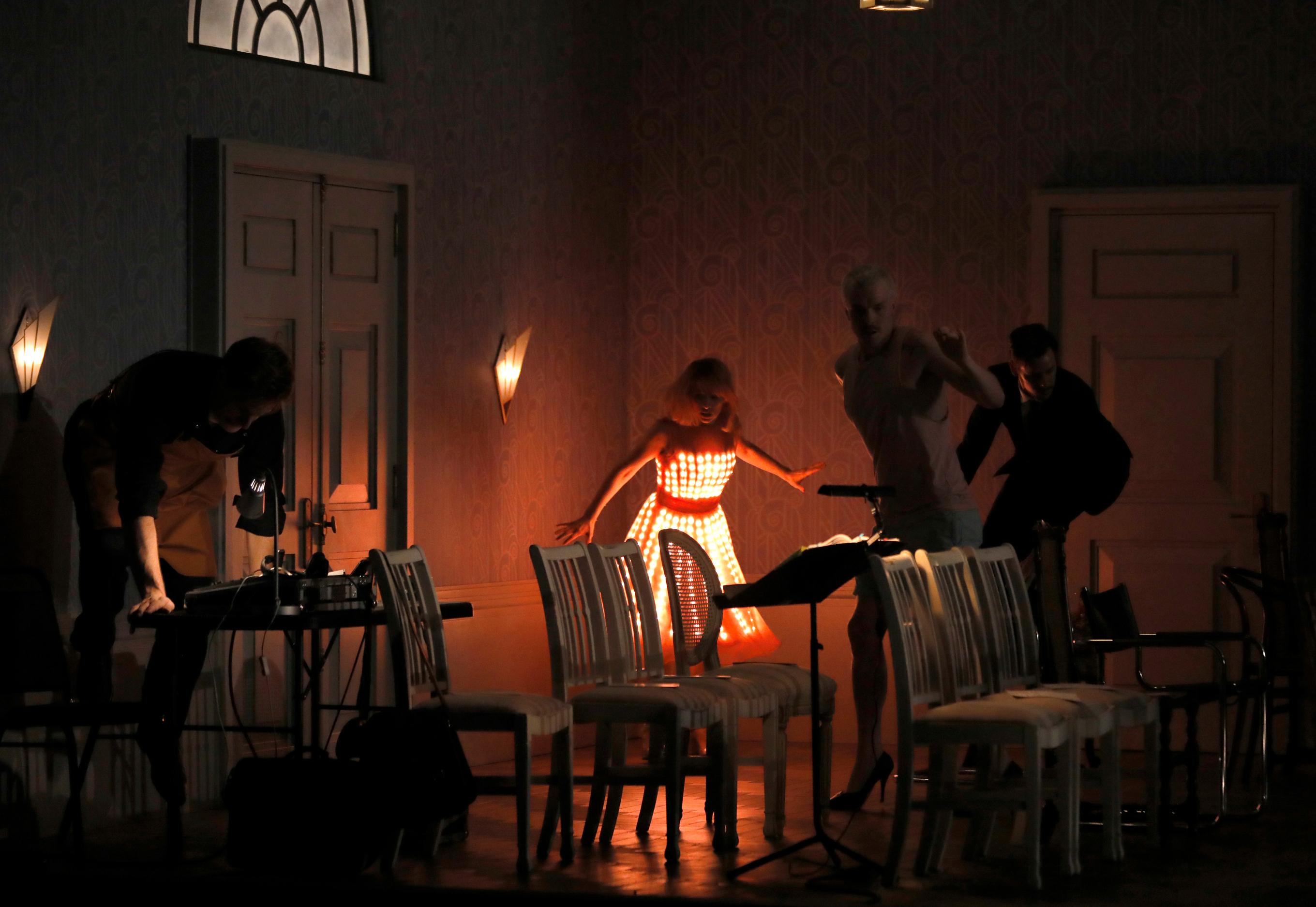 Répétitions d&#039;Ariane à Naxos - Mise en scène Katie Mitchell - Festival d&#039;Aix-en-Provence 2018
