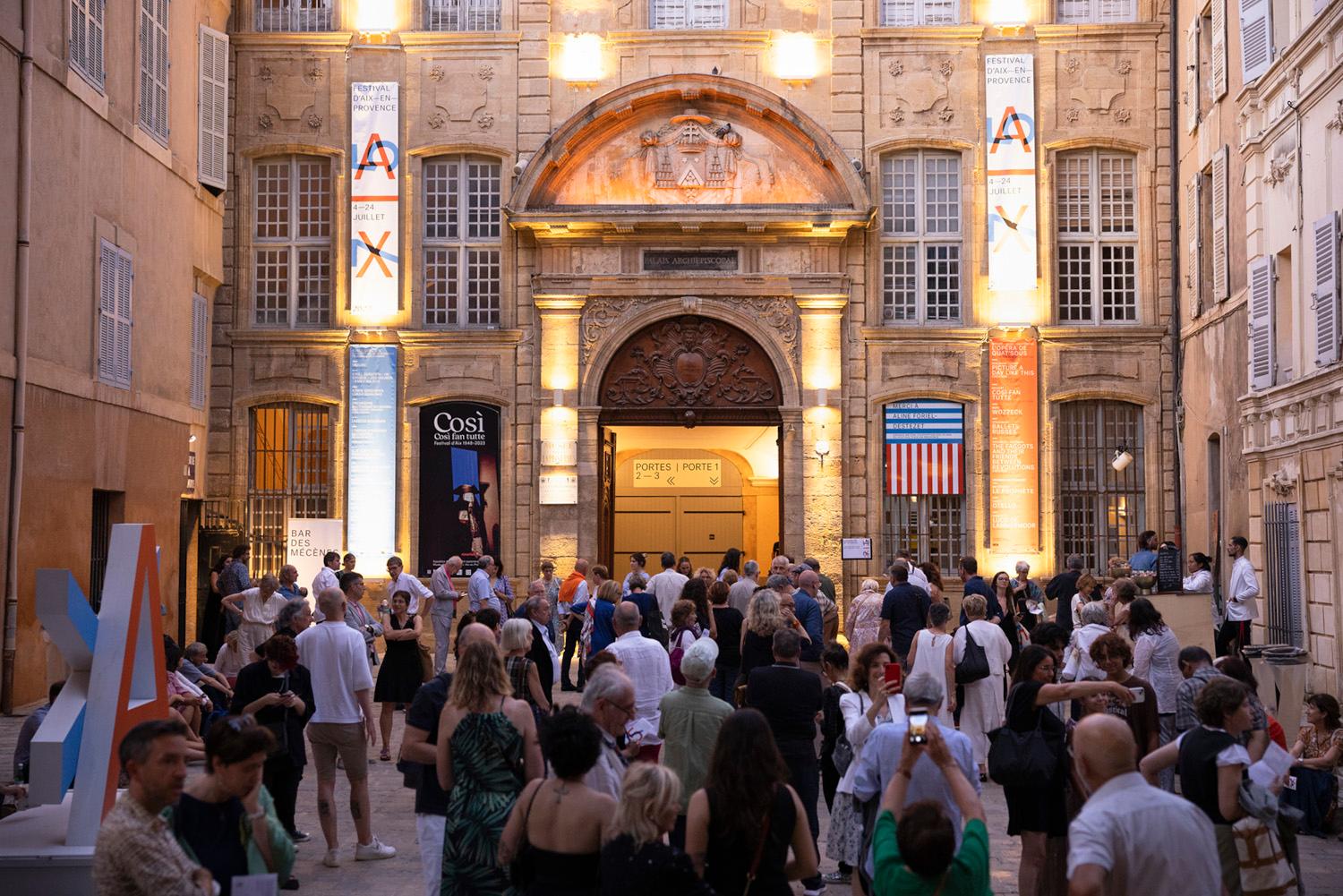 Théâtre de l'Archevêché — Festival d'Aix-en-Provence 2023 © Vincent Beaume