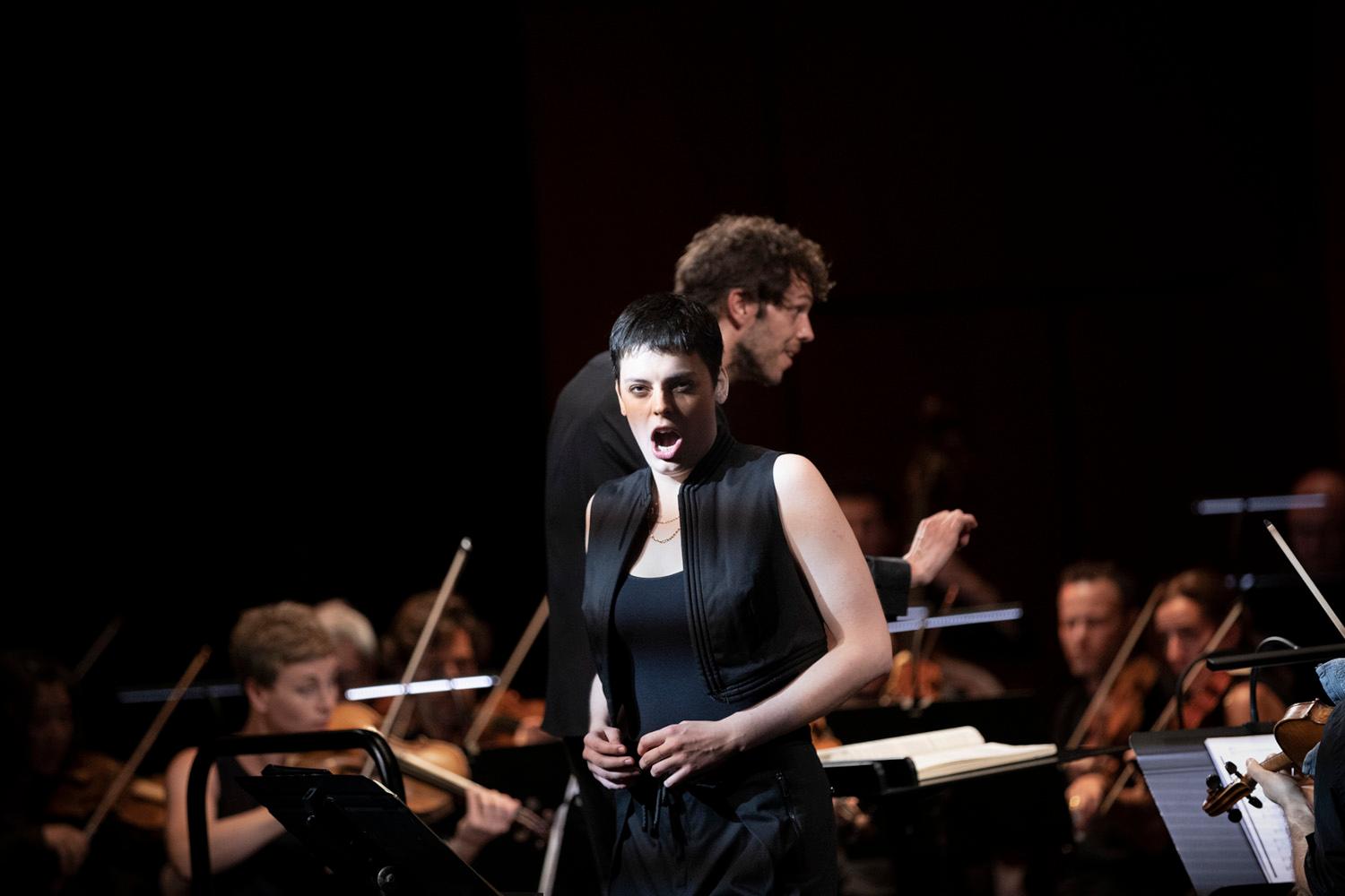 Emily D’Angelo (Orphée) dans Orphée et Eurydice